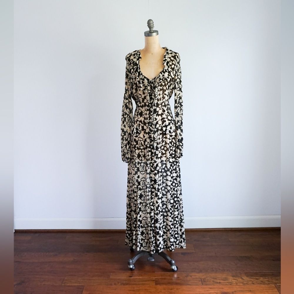 Donna Karan Chiffon Dress - Size Small